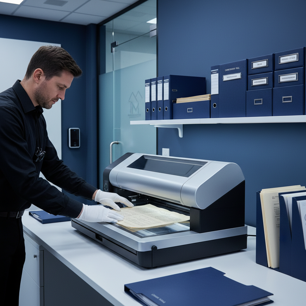 Premium white-glove document scanning service with specialized handling for delicate and sensitive materials
